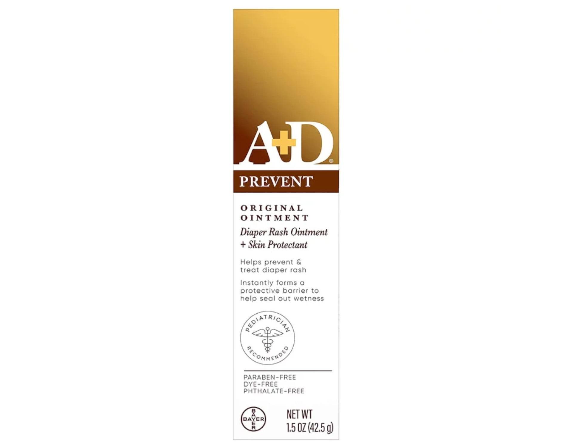 5 Pack A+D Original Ointment Diaper Rash Ointment & Skin Protectant 1.5 Oz Each