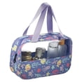thumbnail image 4 of Bolsas de maquillaje medianas duraderas para mujeres de Unique Bargains, 1 pieza, para vacaciones, camping y actividades al aire libre, de cuero PU morado., 4 of 4