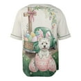 thumbnail image 2 of Easter Egg West Highland White Terrier Bunny Ear Welcome Spring Truck All Over Print 3D Baseball Shirt Westie Westy Dog Lover Softball Sport - 12002, 2 of 6