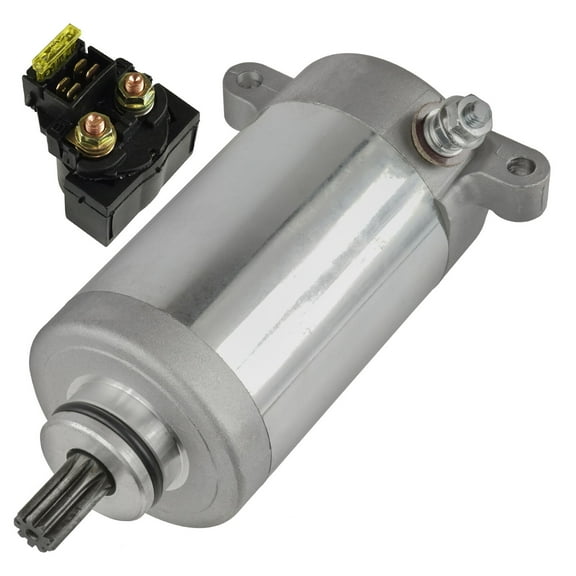 Starter & Relay Solenoid for Kawasaki Bayou 250 KLF250 2003-2011 Atv New