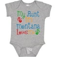 thumbnail image 3 of Inktastic My Aunt in Montana Loves Me Boys or Girls Baby Bodysuit, 3 of 5