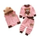 thumbnail image 1 of Ropa de Bebé Odeerbi Conjunto de Tres Piezas Invierno para Niños Rosa, 1 of 9