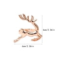 thumbnail image 3 of Matsuzay Servilletas de San Valentín Elk Deer Diseño Hebilla decorativa Servilleteros Decoraciones de Toallas de papel para diario Mostrada oro rosa, 3 of 6
