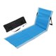 thumbnail image 4 of Silla de camping plegable con respaldo, cómoda y fácil de transportar, con asiento de suelo plegable. Azul oscuro, 4 of 8