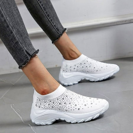 

〖JISUAN〗Women S Sneakers Breathable Flying Summer Women S Woven Women S Sports Shoes Mesh Shoes Women S