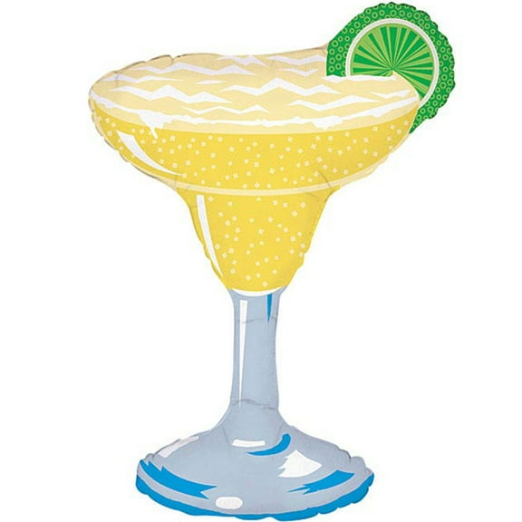 Betallic 15936 36 in. Margarita Glass Shape Foil Balloon