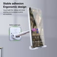 thumbnail image 3 of crativent Phone Holder Wall Self Adhesive Adjustable Cellphone Stand Organizer 90 Degree Rotation Retractable Rack Bathroom Black 1Set, 3 of 6