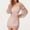 Pink, variant on WJHWSX Womens Dresses,Dresses for Women,Womens Fall Dresses,Long Sleeve,Crew Neck,Easy Care,Solid,XS