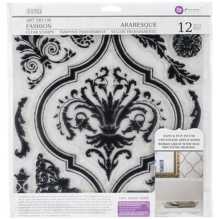 stamps orchid iron designs decor clear arabesque x12