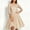 Rose Gold, variant on Formal Dress Conservative Dress Regular Fit 2026 Summer 3/4 Sleeve Crew Neck Boho Dresses for Women for Travel and Holiday S-3XL