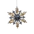 thumbnail image 2 of Steadline Christmas Hanging Pendant,Transparent Acrylic Snowflake Ornament Inlaid Shiny Sequins Built In Hanging Loop,Reusable Crystal Decor For Xmas Tree Window Indoor Holiday Party Layout, 2 of 8