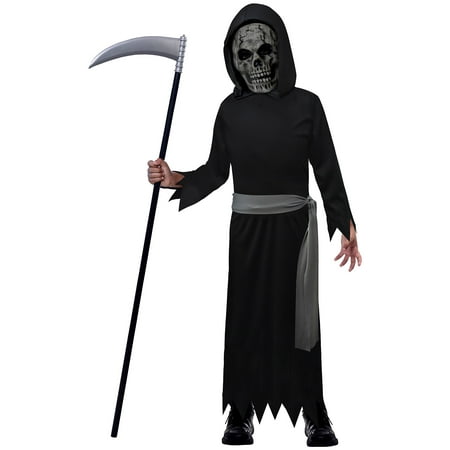 Suit Yourself Death Reaper Halloween Costume for Boys, with Accessories