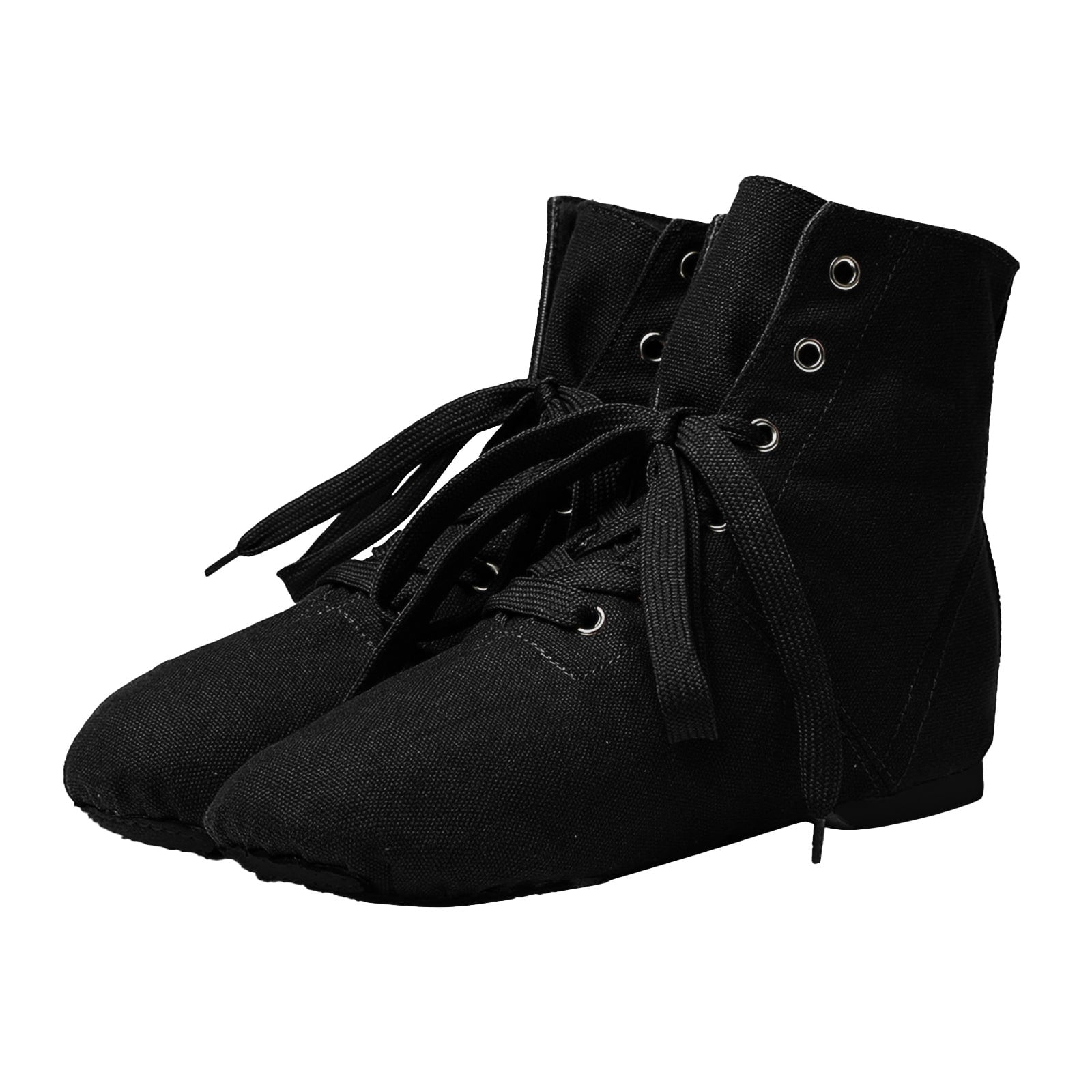 Ballet Shoes for Girls High Top Canvas Soft Sole Dance Shoes, Solid ...
