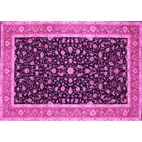 Ahgly Company Indoor Rectangle Persian Pink Traditional Area Rugs, 5' x 7'