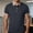 Gray, variant on Mens Golf Polo Shirts Colorblock Casual Short Sleeve Golf Shirt Performance Loose Fit Pullover Quick Dry Collared Tops