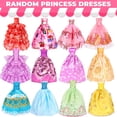 thumbnail image 2 of Kit de 70 piezas de ropa y accesorios para muñecas que incluye 4 vestidos de princesa, 8 vestidos de moda, 3 blusas, 3 pantalones, 2 trajes de baño tipo bikini, 20 zapatos, 10 perchas, 20 accesorios p, 2 of 6