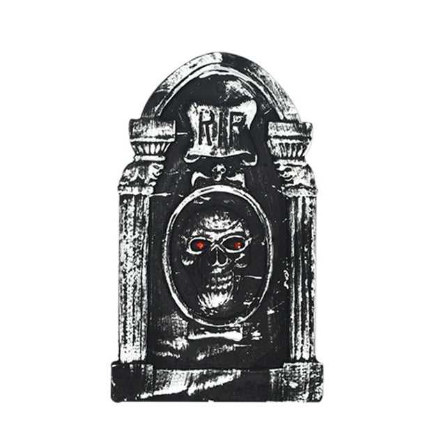 Halloween Foam Tombstone Reusable Haunted House Yard Decoration Realistic Graveyard Props