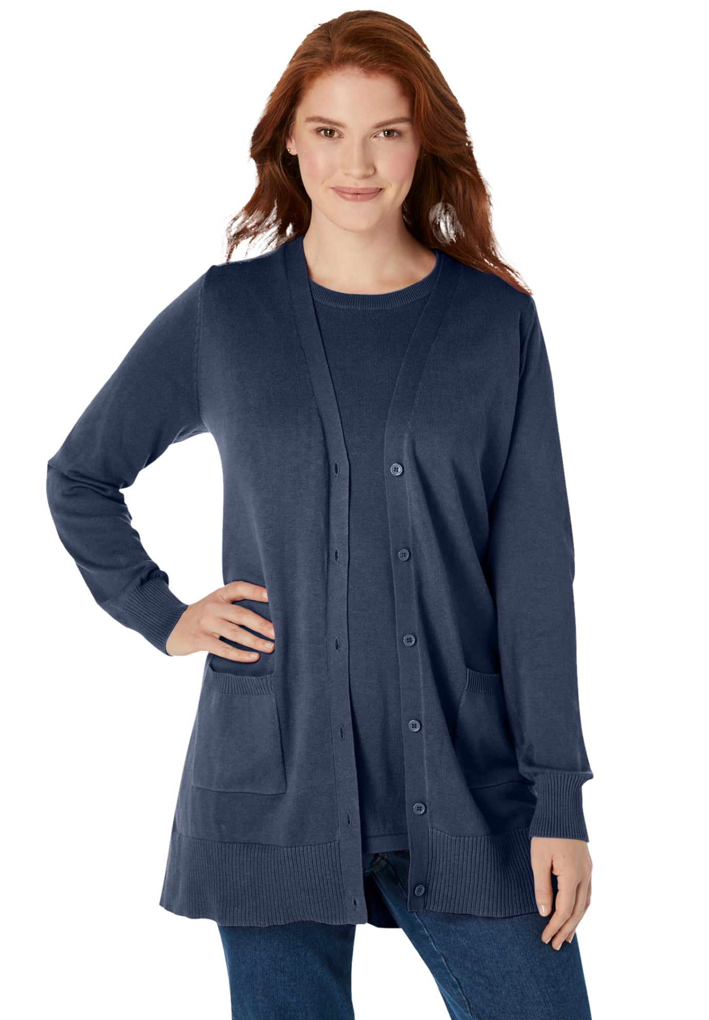 Woman Within - Woman Within Women's Plus Size The Cotton Perfect ...