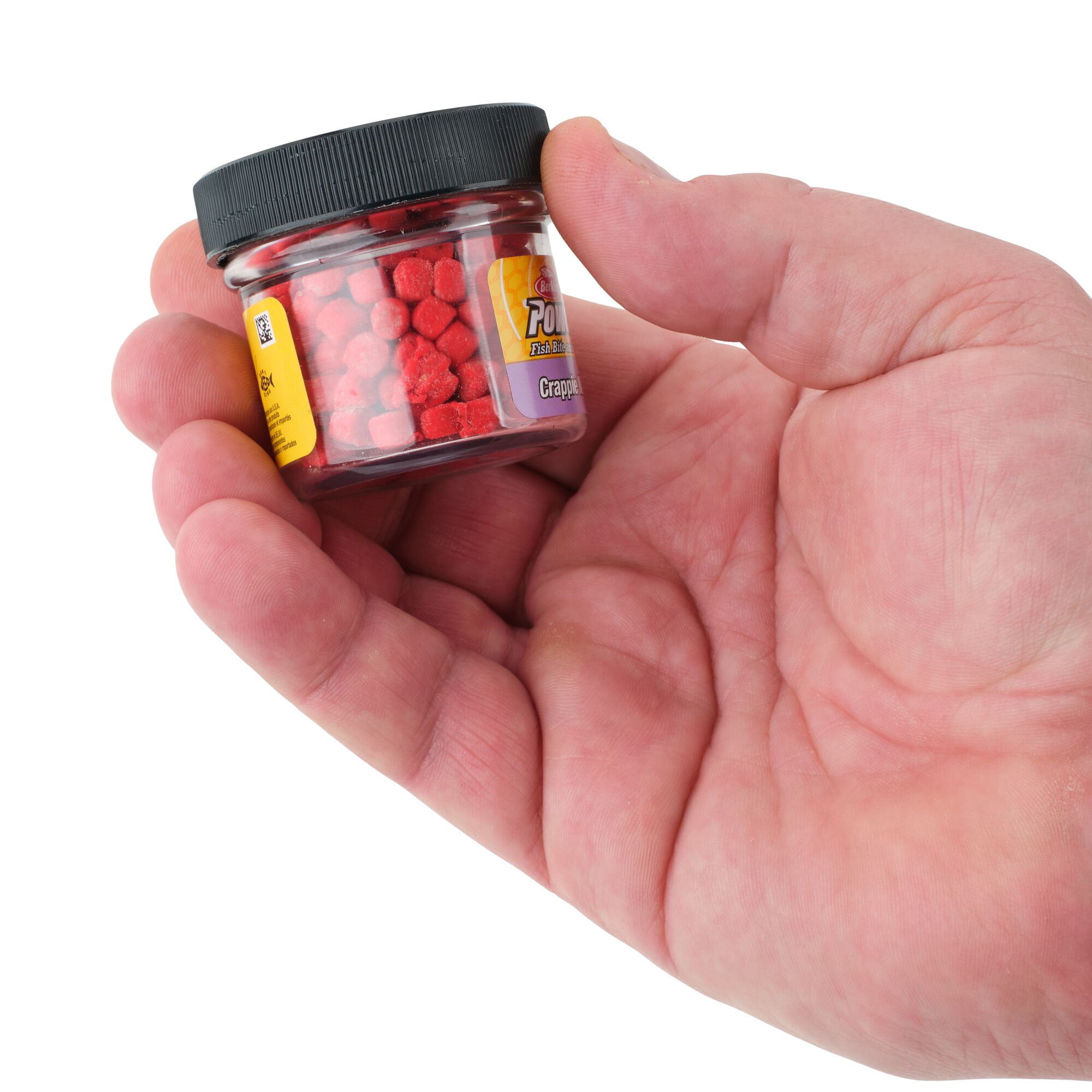 Berkley PowerBait® Crappie Nibbles, Nibbles, Fluorescent Red (1-count)