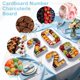 thumbnail image 5 of Bandeja de cartón con número Uxcell, bandeja de servir de número reutilizable con cinta adhesiva de doble cara para decoración de fiesta de revelación de género, cumpleaños y boda, (Número 8, Azul), 5 of 6