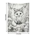 thumbnail image 2 of Puppy DIY Coloring Flannel Blanket Soft Cozy 150x127cm for Home Birthday, Yellow, 2 of 3