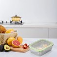thumbnail image 1 of Food Storage Case, 304 Stainless Steel Food Storage Container Multifunctional Airtight Refrigerator Box for Fruit Lunch Snacks, 1 of 8