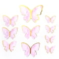 thumbnail image 3 of Cake Toppers 3D Butterfly 10PCS Decorative Cupcake Picks Cake Decoration Sticks, 3 of 6