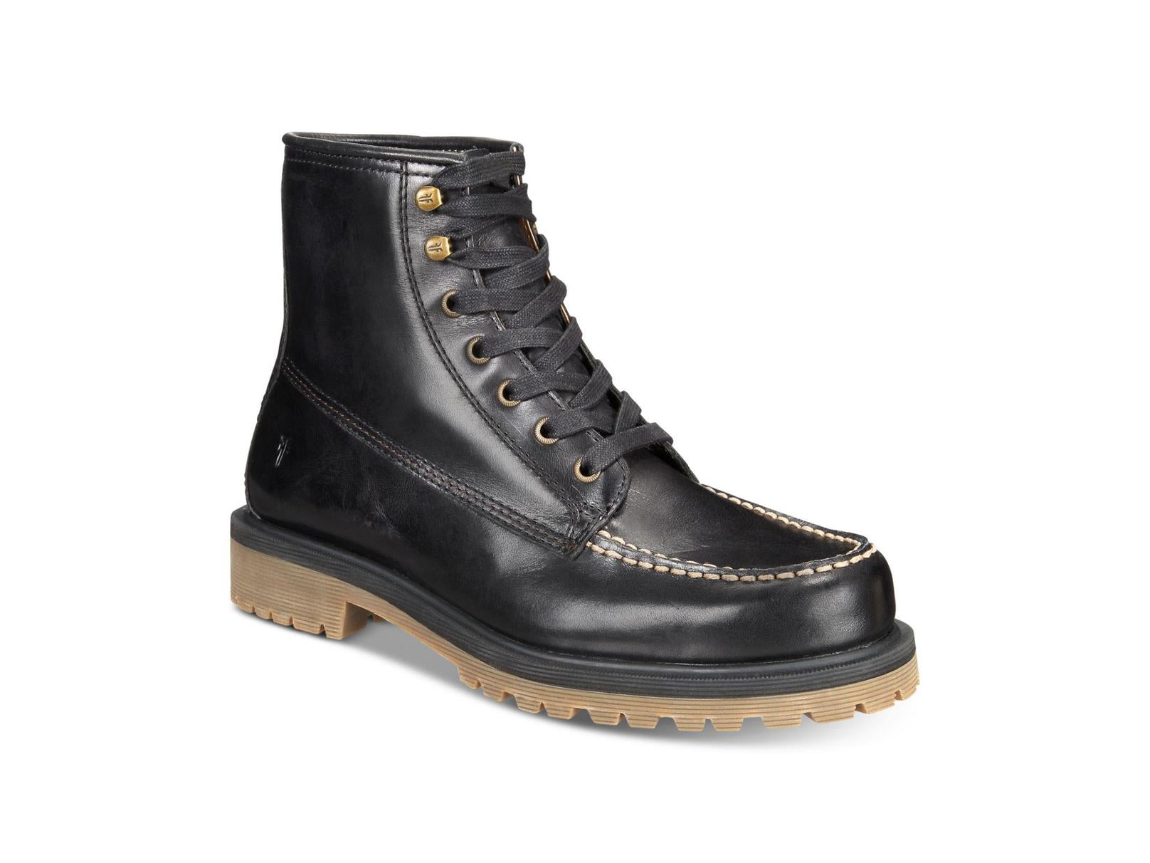 frye men's pine lug leather work boots