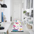 thumbnail image 4 of Yayeee Hallway Runner Rug 2'x6' Non Slip Machine Washable with Rubber Backing, Retro Round, 4 of 8