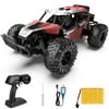 Growsly Children's RC 1:16 Off-Road Giant Remote Control Monster Truck, Gift for Boys Girls Adult(Red)