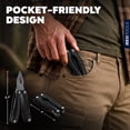 thumbnail image 5 of Folding Multi Tool Kit Stainless Steel 1 Multi-Purpose Pocket Multitool Plier, Camping, Hunting, Fishing and Hiking - Stocking Stuffers for Christmas, Xmas, Thanksgiving - Cool Gadgets for Men, 5 of 10