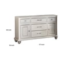 thumbnail image 5 of Full of Elegance Wooden Server, Silver, 5 of 8