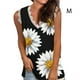 thumbnail image 2 of Chaleco con cuello en V Sonducket Jersey de encaje estampado camiseta Sin mangas verano mujer AP010894-58, 2 of 4