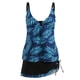 thumbnail image 5 of Trajes de baño tankini para mujer Trajes de baño para mujer Trajes de baño de dos piezas Camisetas sin mangas con estampado floral con pantalones cortos Trajes de baño, 5 of 7