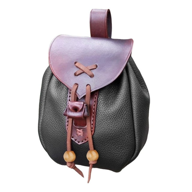 Bolso Hugo de estilo vintage mochila de estilo negro para Cosplay