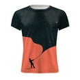 thumbnail image 4 of Camiseta con escote de verano a la moda para hombre Patrón de impresión 3D Manga corta Pompotops oipoqjl6140, 4 of 5