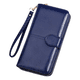 thumbnail image 1 of "Bolso De Mano Con Cierre De Cremallera Y Tarjetero Para Mujer BELUG  Color Azul ", 1 of 5