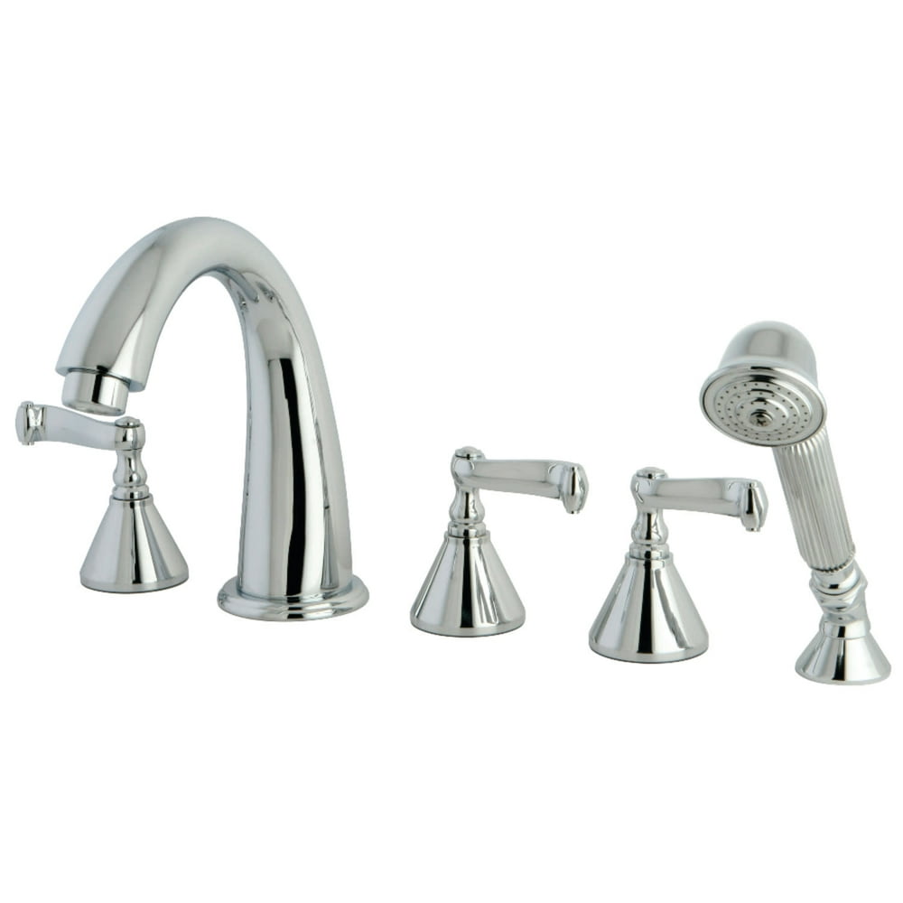 Kingston Brass Ks236.5Fl Deck Mounted Roman Tub Filler