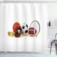 thumbnail image 1 of Ambesonne Youth Shower Curtain, Assorted Sports Equipment, 69"Wx75"L, Multicolor, 1 of 3