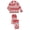 White, variant on GYRATEDREAM Matching Family Christmas Pajamas Long Sleeve Button Down PJs Sets Holiday Sleepwear Loungewear