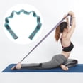 thumbnail image 4 of facefd Sangle de Tirage de Yoga Bande d'Étirement de Mise en Forme Boucle de Résistance Bleu_9 Boucles, 4 of 4