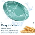thumbnail image 3 of 12Pack Plastic Plates, Cat Bow, Reusable 6 Inch Unbreakable Deep Plates Eco-Friendly for Kittens and Short Legged Kitten, Wheat Straw, 3 of 8