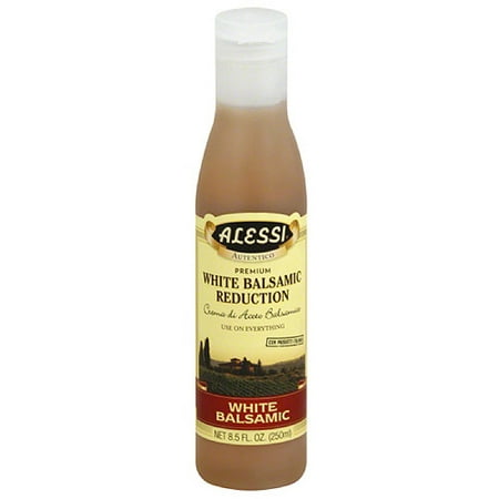 Alessi Premium White Balsamic Reduction, 8.5 fl oz, (Pack of