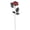 Red, variant on Halloween Artificial Flowers with Skull, Faux Rose Stems with Black Leaves, Fake Halloween Bouquet, Holiday Tabletop Mantel Decor Stems, Gothic Artificial Rose for Vase Arrangements Table Decor,Black