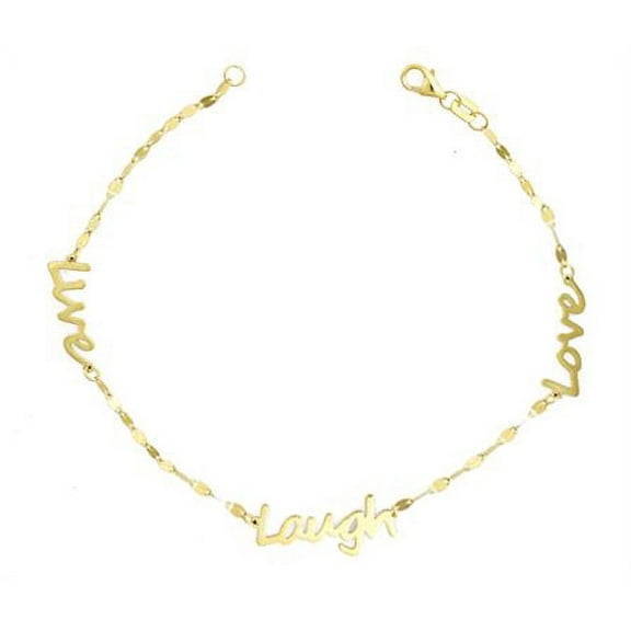 Brilliance Ladies Bracelet, 10 k Yellow Gold, 7.5 in