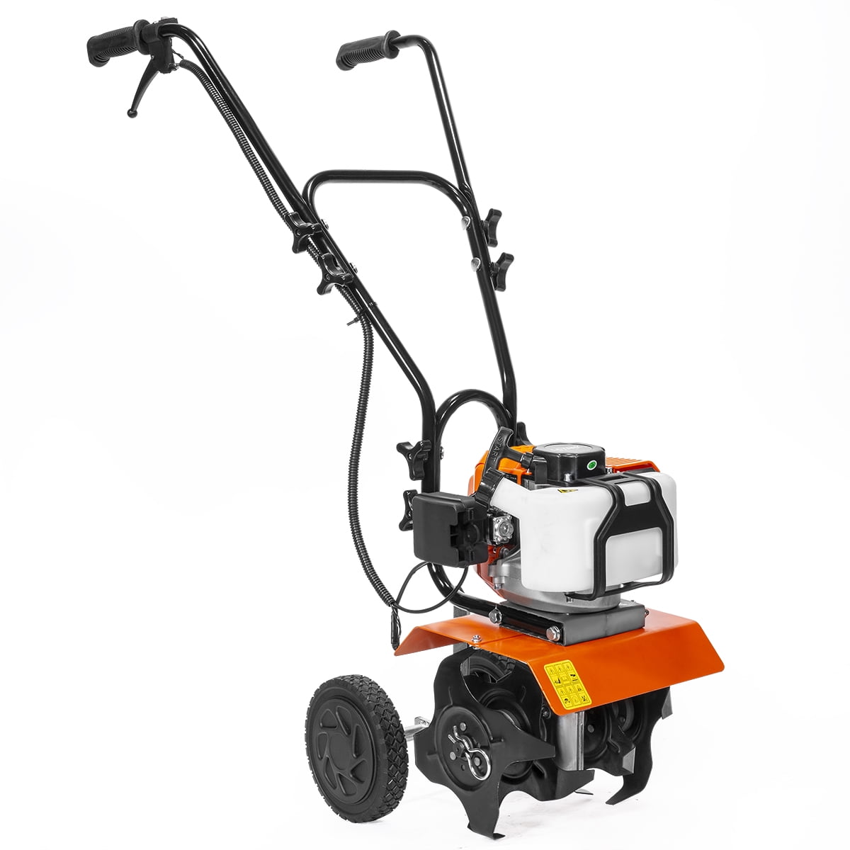 55cc Walk Behind Tiller Cultivator GasPowered Garden Yard Grass Soil
