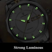 Poedagar New Fashion mens watches stainless steel top brand luxury waterproof men quartz wristwatches Relogio masculeinoa
