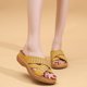thumbnail image 1 of Moda tacón alto desgaste exterior boca de pescado hueco señoras zapatillas plataforma cuña sandalias mujeres Wmkox8yii ytu6293, 1 of 8
