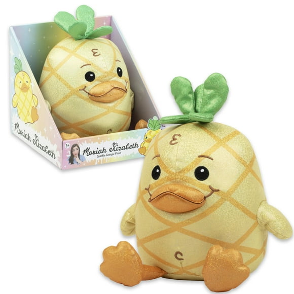Moriah Elizabeth Peluche George Scintillante - Grand Jouet en Peluche Câlin - Marchandise Officielle pour Chaîne YouTube - Cadeau Parfait pour les Fans et les Collectionneurs - 3 Ans et Plus