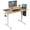 Nature, variant on Farini Adjustable Standing Desk for Home Office, 40"x24" Electric Sit-Stand Desk with Splice Board, Black